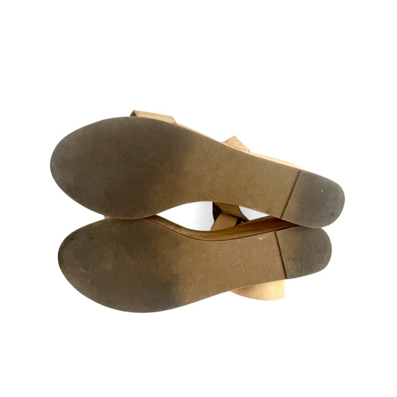 Anthropologie Nisolo Sarita Wooden Wedge Sandal Women Sz 7.5 Mexico Boho Comfort - Picture 7 of 7